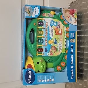 New V Tech Touch & Teach Turtle